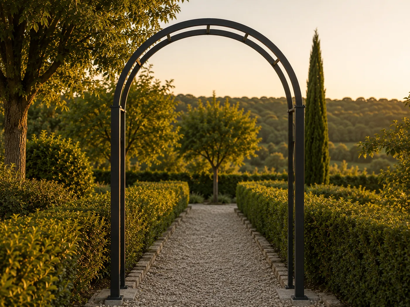 Arche simple en fer forgé sur mesure